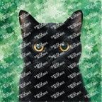PatternPly® Full Coverage Cat Breed Series Volume 1 Cat Portraits in Watercolor 22 art scene artwork