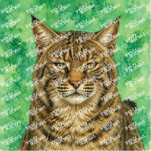 PatternPly® Transparent Cat Breed Series Volume 2 Cat Portraits in Watercolor 24