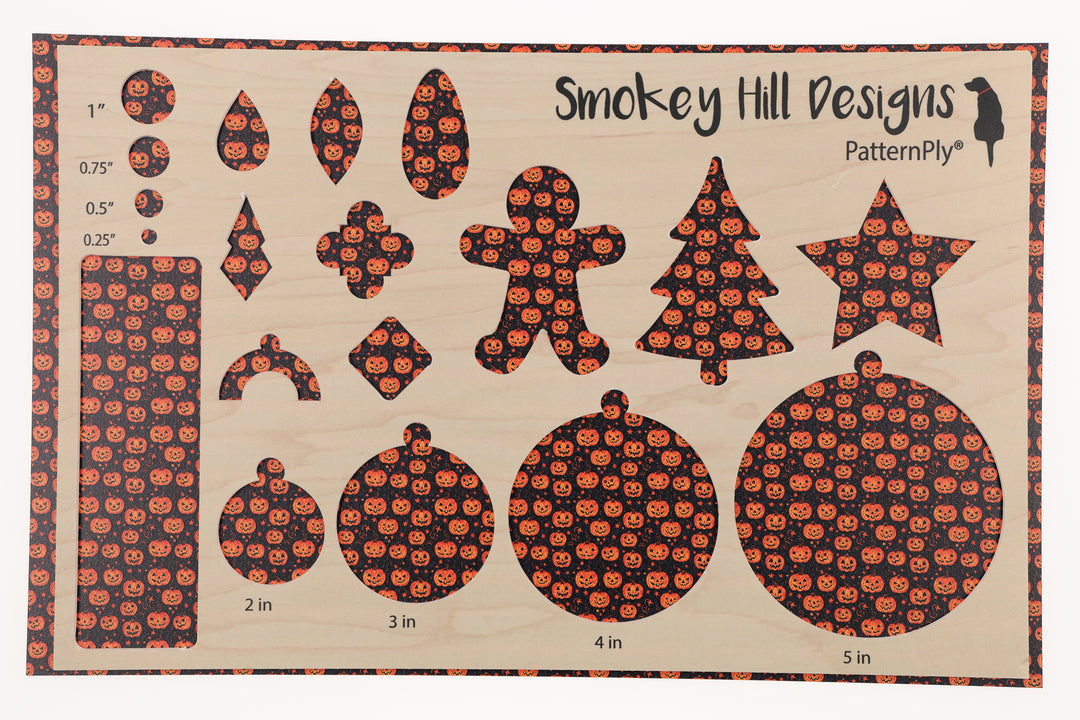 PatternPly® Full Coverage Celestial Pumpkins Micro