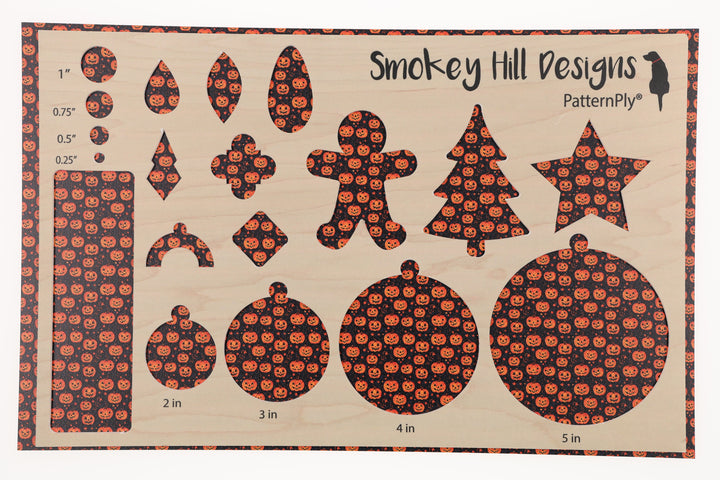 PatternPly® Full Coverage Celestial Pumpkins Micro