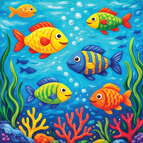 PatternPly® Transparent Childrens Series Volume 1 Vibrant Kids Scenes 11