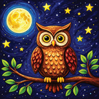 PatternPly® Transparent Childrens Series Volume 1 Vibrant Kids Scenes 13 art scene artwork