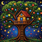 PatternPly® Transparent Childrens Series Volume 1 Vibrant Kids Scenes 17 art scene artwork