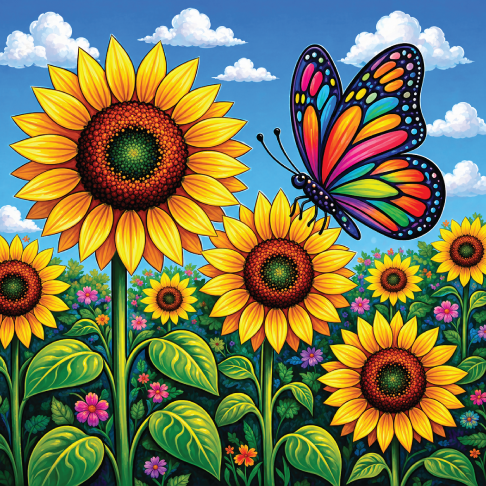 PatternPly® Full Coverage Childrens Series Volume 1 Vibrant Kids Scenes 1