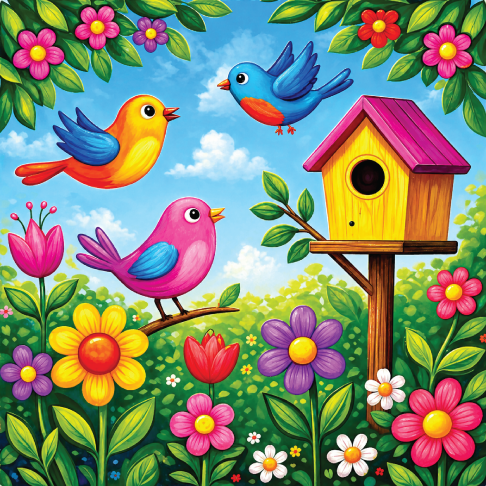 PatternPly® Full Coverage Childrens Series Volume 1 Vibrant Kids Scenes 20