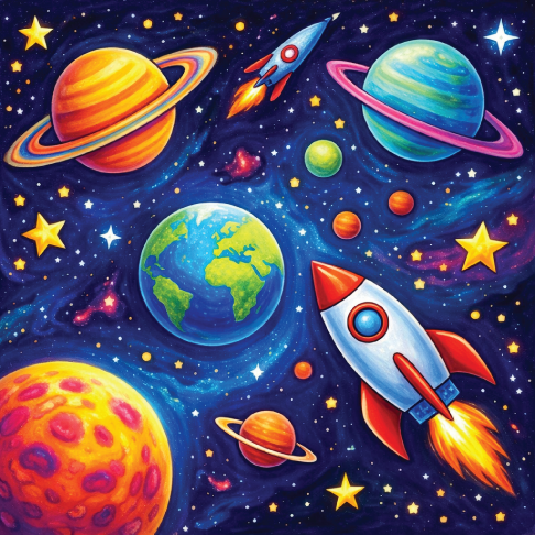 PatternPly® Full Coverage Childrens Series Volume 1 Vibrant Kids Scenes 23
