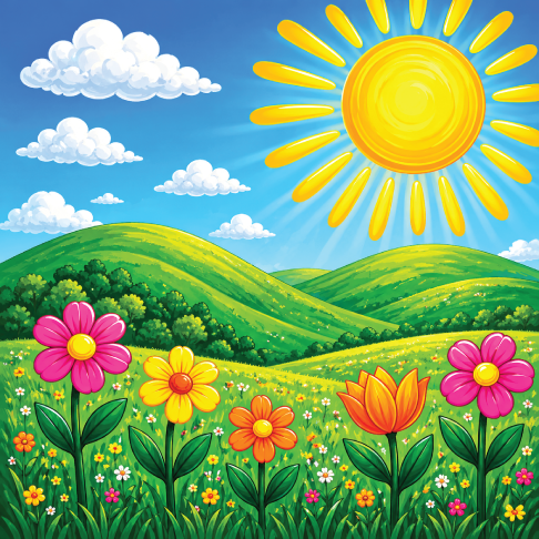 PatternPly® Full Coverage Childrens Series Volume 1 Vibrant Kids Scenes 29