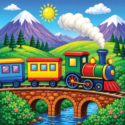 PatternPly® Full Coverage Childrens Series Volume 1 Vibrant Kids Scenes 31