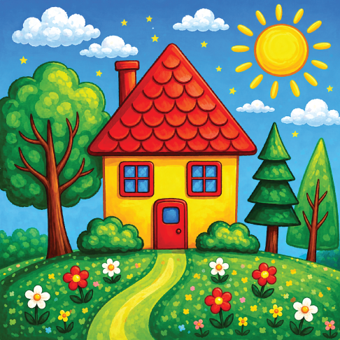 PatternPly® Full Coverage Childrens Series Volume 1 Vibrant Kids Scenes 4