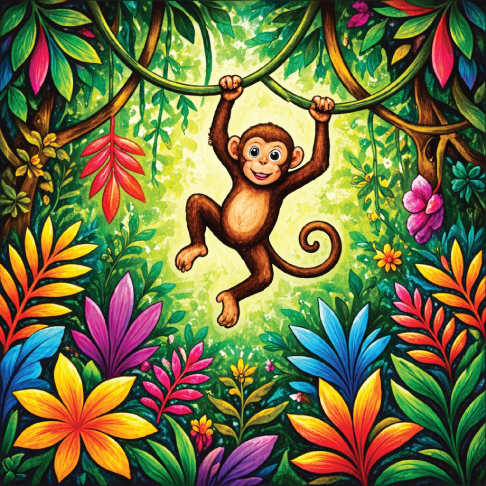 PatternPly® Full Coverage Childrens Series Volume 1 Vibrant Kids Scenes 8