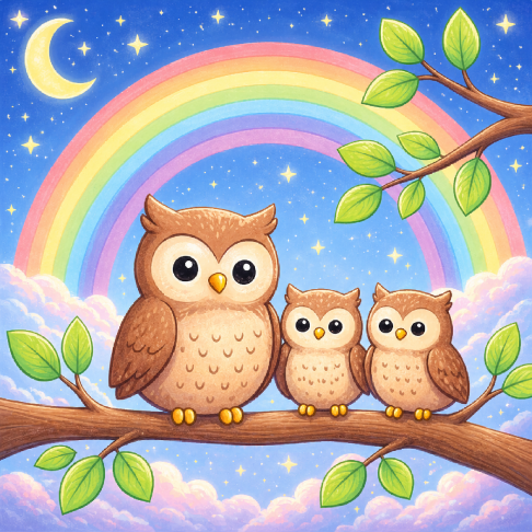 PatternPly® Full Coverage Childrens Series Volume 2 Kids Rainbow Scenes 10