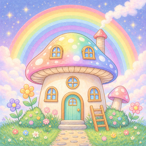 PatternPly® Full Coverage Childrens Series Volume 2 Kids Rainbow Scenes 12