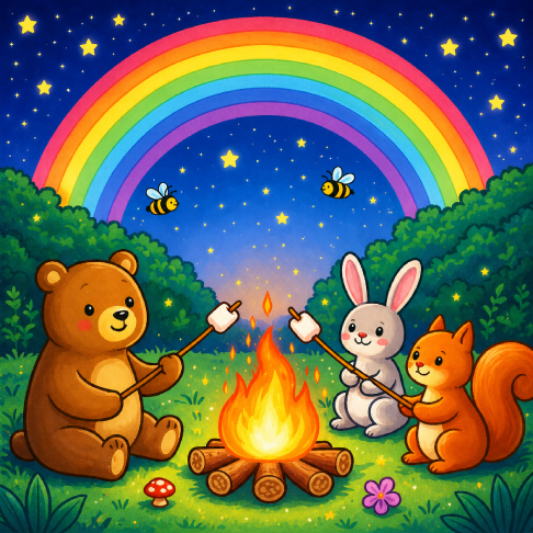 PatternPly® Full Coverage Childrens Series Volume 2 Kids Rainbow Scenes 21