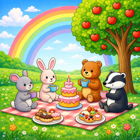 PatternPly® Full Coverage Childrens Series Volume 2 Kids Rainbow Scenes 26
