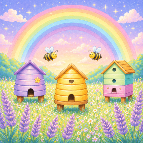 PatternPly® Full Coverage Childrens Series Volume 2 Kids Rainbow Scenes 6