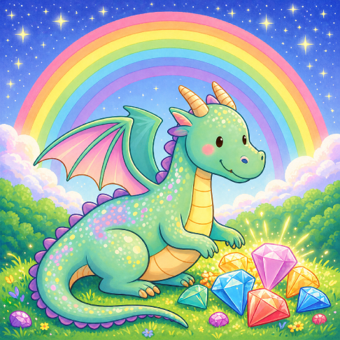 PatternPly® Transparent Childrens Series Volume 2 Kids Rainbow Scenes 7