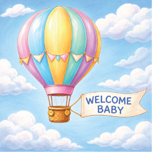 PatternPly® Transparent Childrens Series Volume 4 Welcome Baby 9