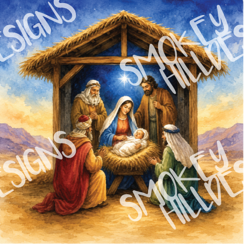 PatternPly® Transparent Christmas Series Volume 10 Bible Scenes 28