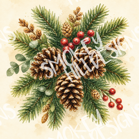 PatternPly® Transparent Christmas Series Volume 1 Traditional Christmas  1