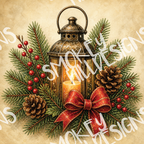 PatternPly® Transparent Christmas Series Volume 1 Traditional Christmas 25 art scene artwork