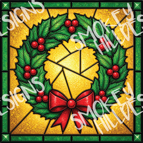 PatternPly® Full Coverage Christmas Series Volume 2 Stained Glass Christmas 12