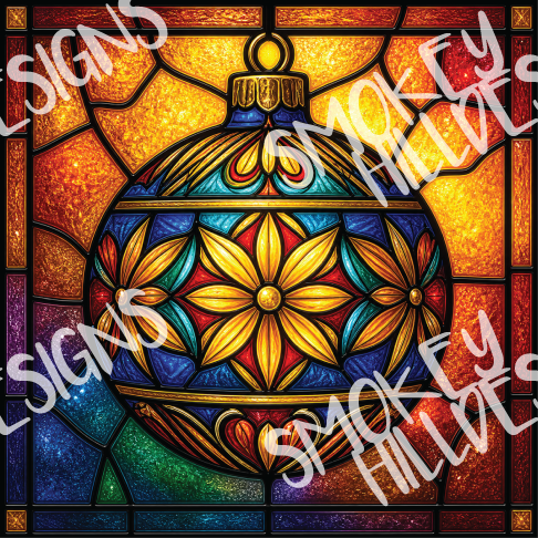 PatternPly® Full Coverage Christmas Series Volume 2 Stained Glass Christmas 13