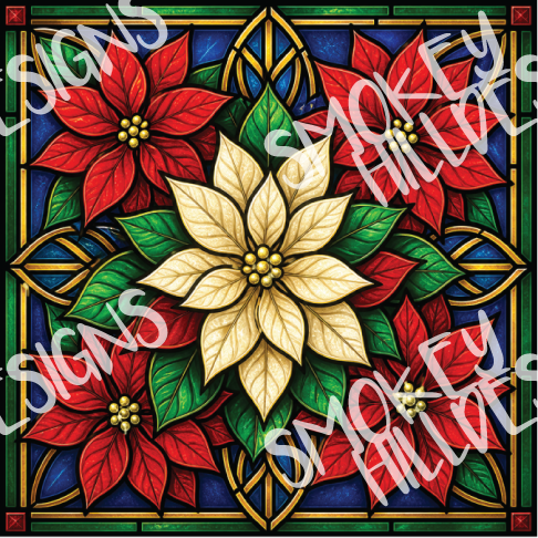 PatternPly® Full Coverage Christmas Series Volume 2 Stained Glass Christmas 22