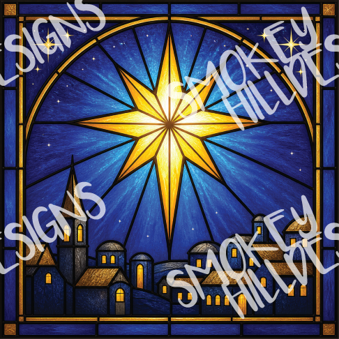 PatternPly® Full Coverage Christmas Series Volume 2 Stained Glass Christmas 24