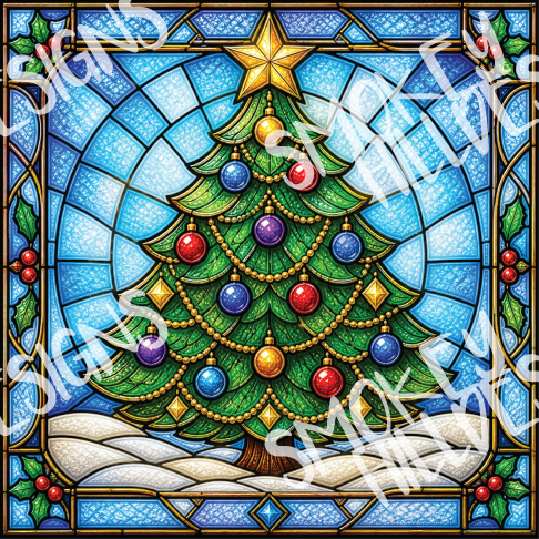 PatternPly® Transparent Christmas Series Volume 2 Stained Glass Christmas 26