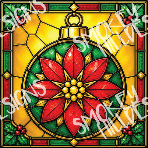 PatternPly® Full Coverage Christmas Series Volume 2 Stained Glass Christmas 28
