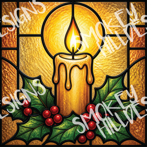 PatternPly® Transparent Christmas Series Volume 2 Stained Glass Christmas 2