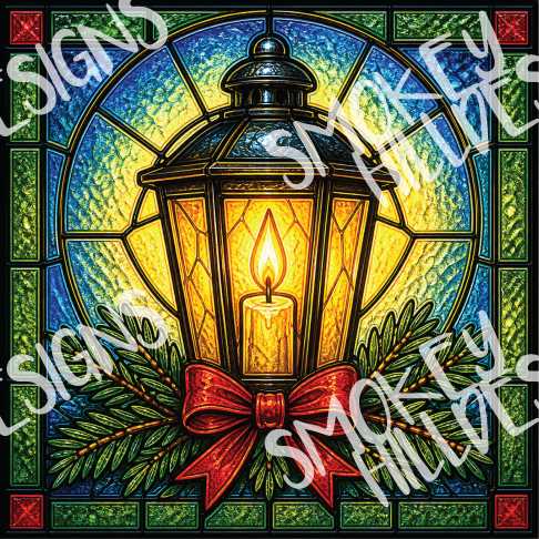 PatternPly® Transparent Christmas Series Volume 2 Stained Glass Christmas 3