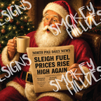 PatternPly® Transparent Christmas Series Volume 3 Angelas Snarky Santas 11 art scene artwork