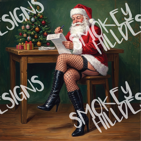PatternPly® Full Coverage Christmas Series Volume 3 Angelas Snarky Santas 1