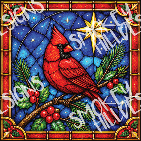 PatternPly® Full Coverage Christmas Series Volume 6 Christmas in Stained Glass 1