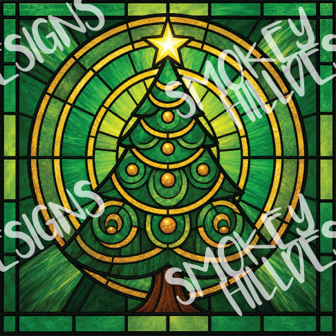 PatternPly® Transparent Christmas Series Volume 6 Christmas in Stained Glass 22