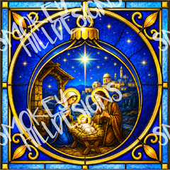 PatternPly® Full Coverage Christmas Series Volume 6 Christmas in Stained Glass 2