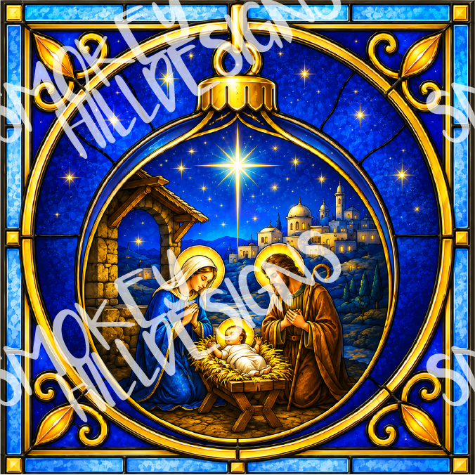 PatternPly® Full Coverage Christmas Series Volume 6 Christmas in Stained Glass 2