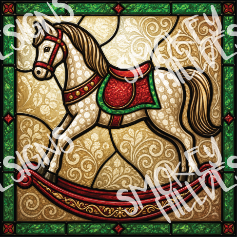 PatternPly® Transparent Christmas Series Volume 6 Christmas in Stained Glass 3