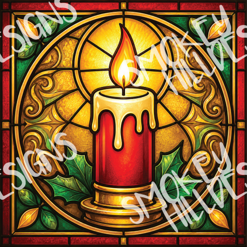 PatternPly® Transparent Christmas Series Volume 6 Christmas in Stained Glass 8