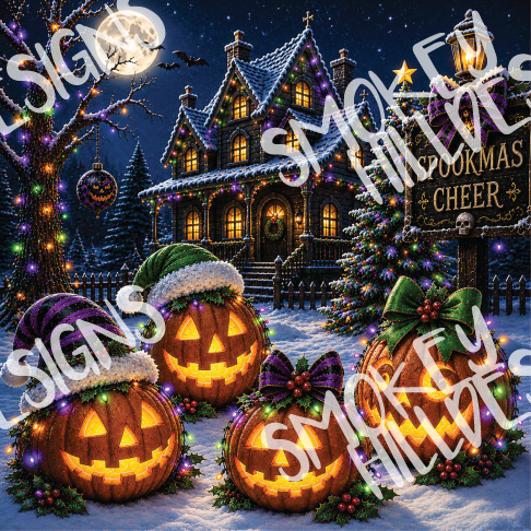 PatternPly® Transparent Christmas Series Volume 8 Spooky Christmas 5