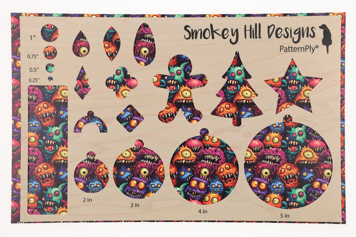 PatternPly® Full Coverage Creepy Monsters