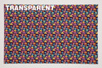 PatternPly® Transparent Creepy Monsters Micro sheet showing the pattern
