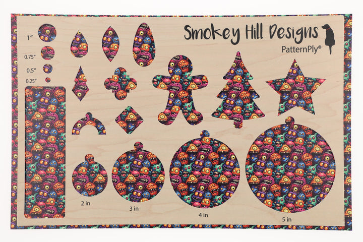 PatternPly® Full Coverage Creepy Monsters Micro