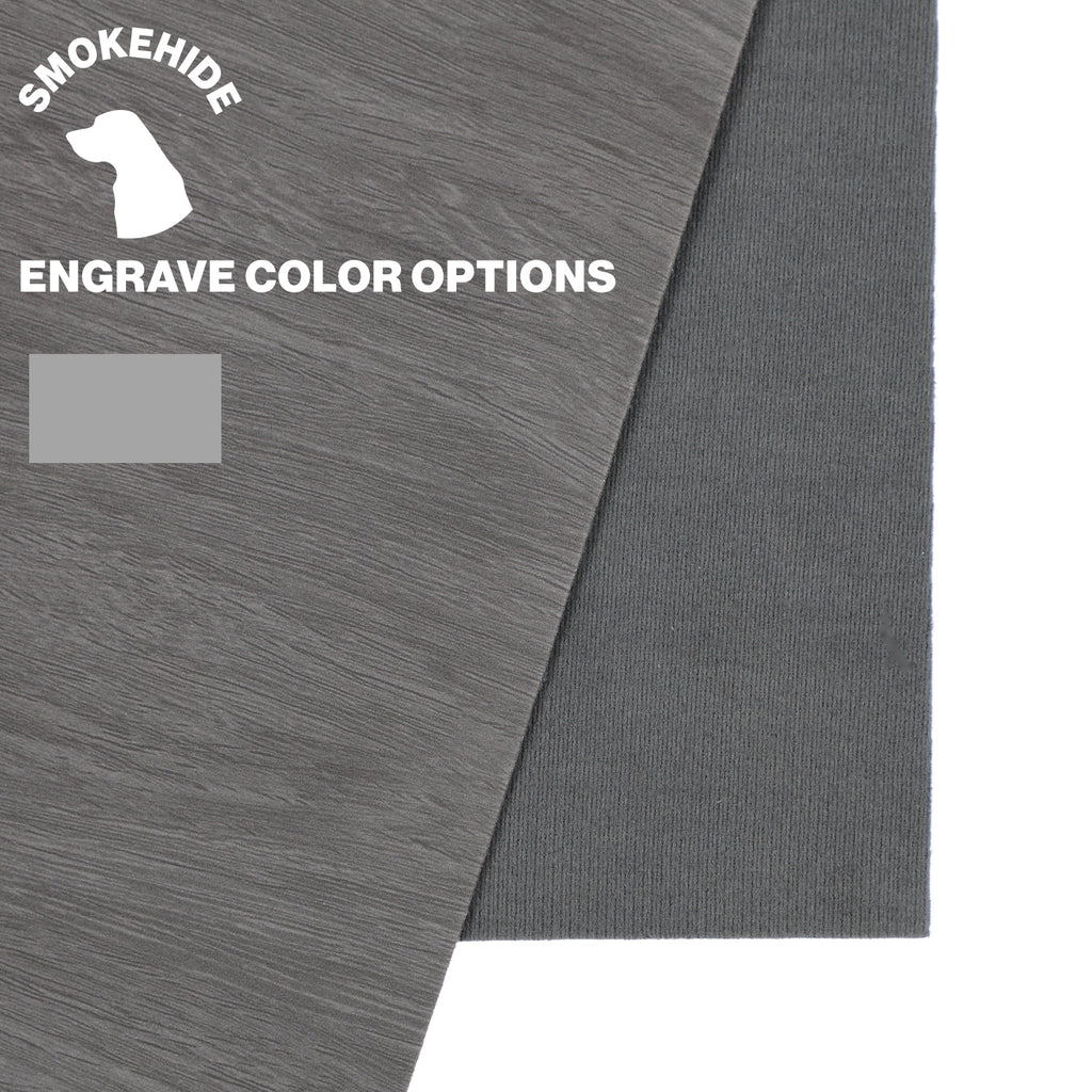 Dark Gray Woodgrain SmokeHide™ Leatherette