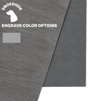 Dark Gray Woodgrain SmokeHide™ Leatherette