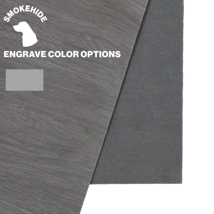 Dark Gray Woodgrain SmokeHide™ Leatherette