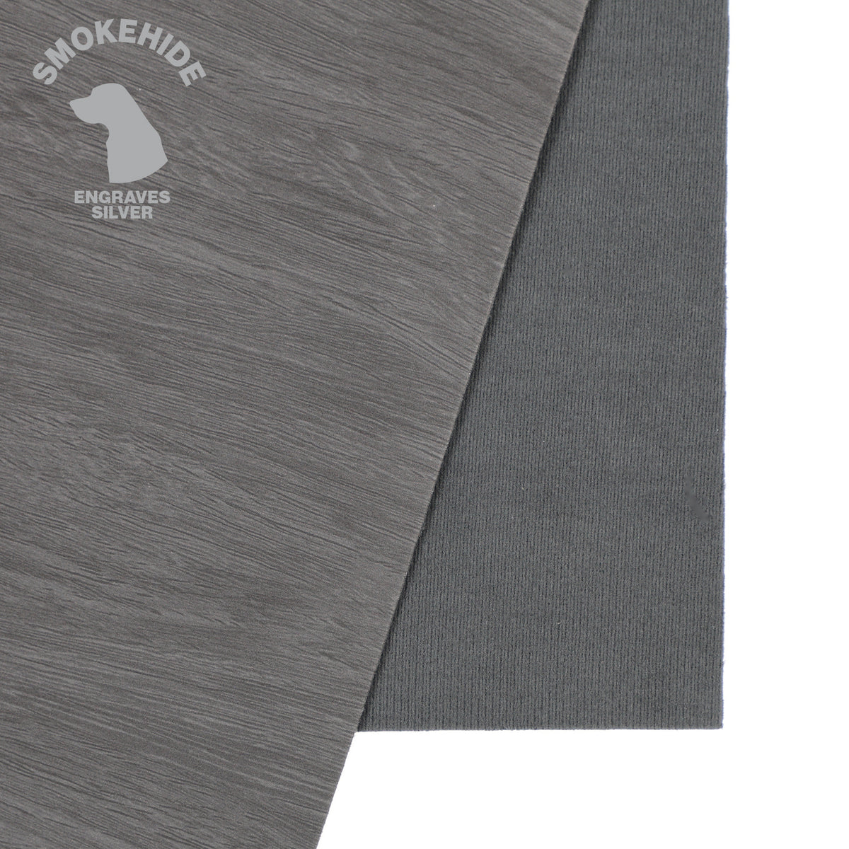 Dark Gray Woodgrain SmokeHide™ Leatherette product photo 3
