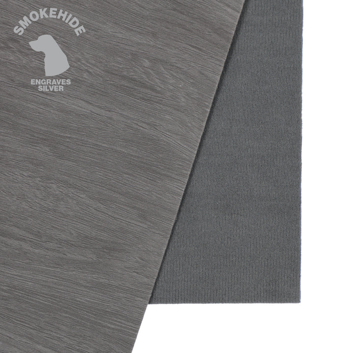 Dark Gray Woodgrain SmokeHide™ Leatherette