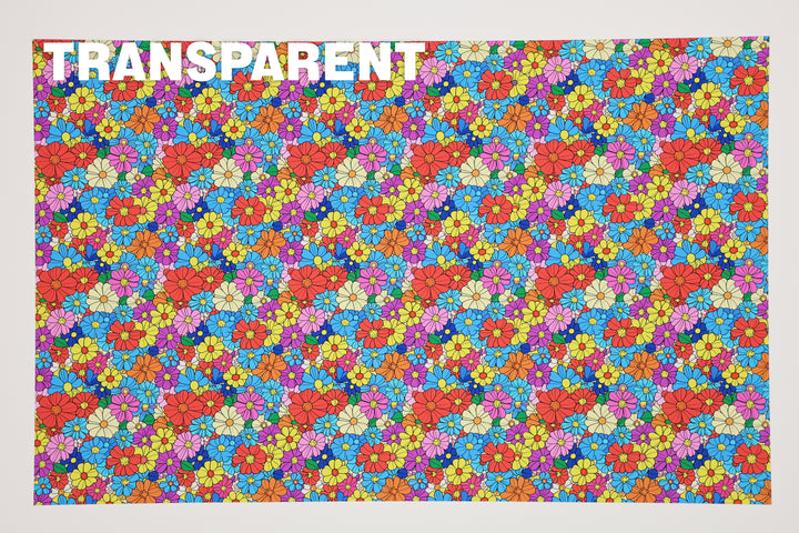 PatternPly® Transparent Dense Cartoon Floral